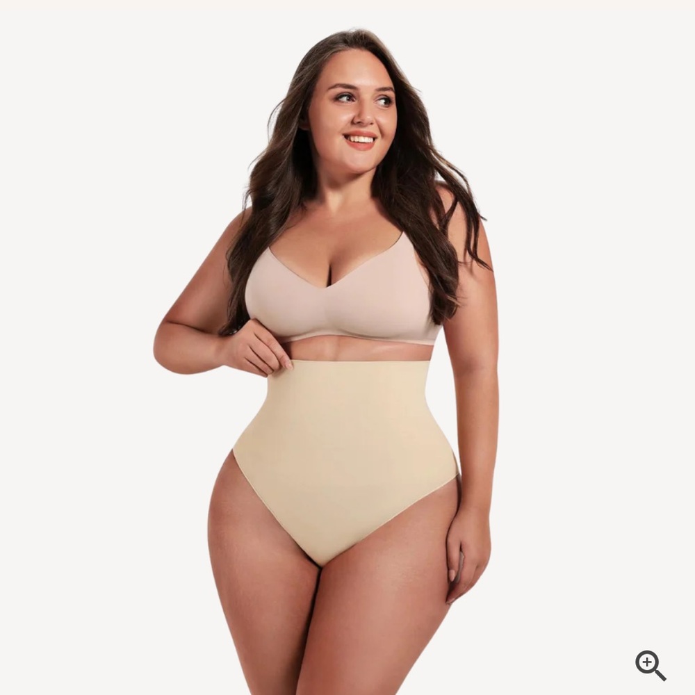 NEW BEIGE ComfyCo Sculpturing Tummy Control Brief size M